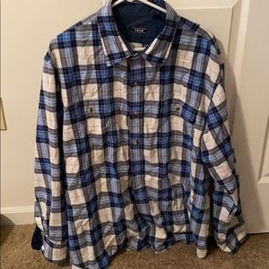 Izod flannel button down
